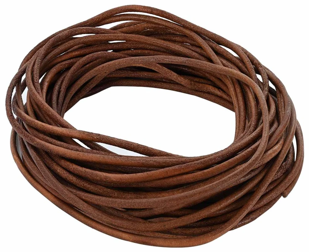 Odinė gija 1 Šviesiai rudas Ø2,5 mm x 5 m Oda