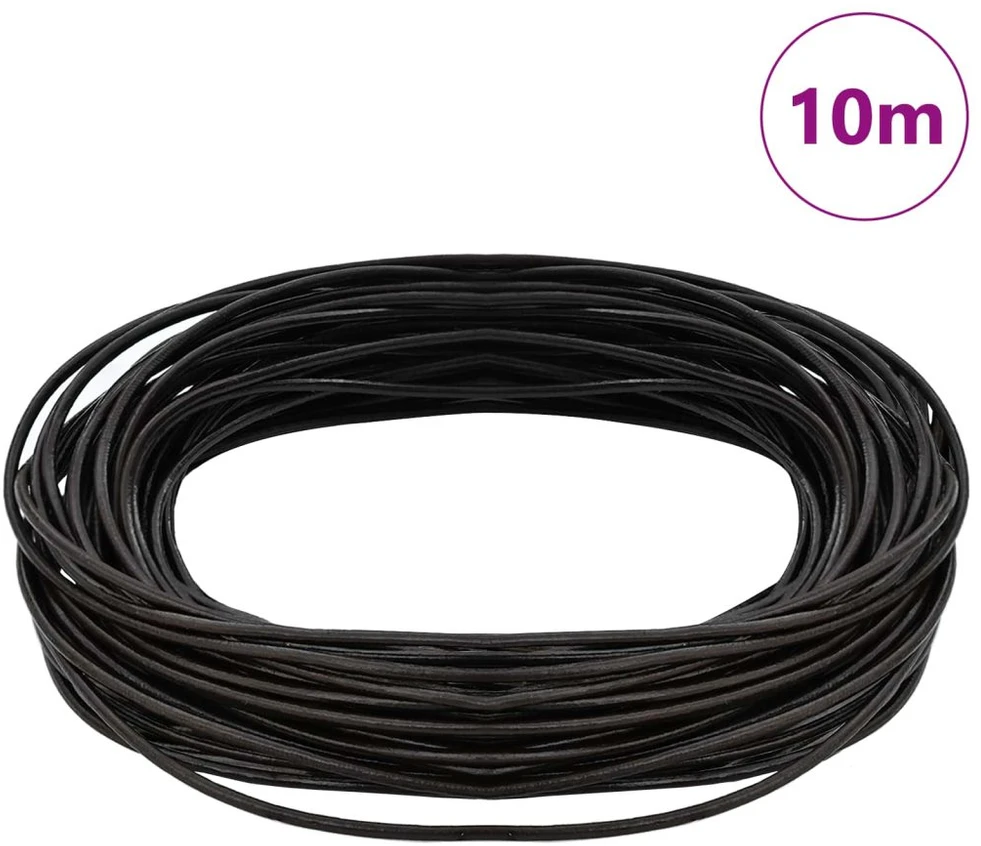 Odinė gija 1 Tamsiai rudas Ø2 mm x 10 m Oda