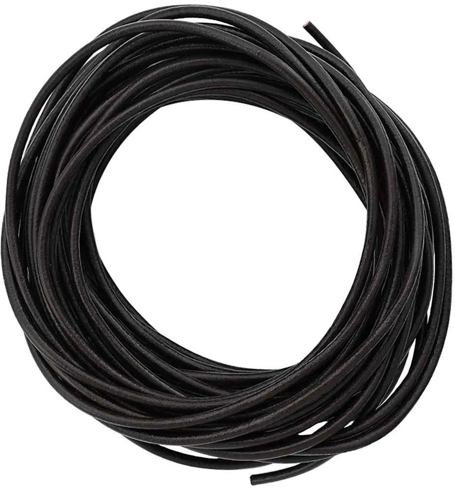 Odinė gija 1 Tamsiai rudas Ø3 mm x 10 m Oda