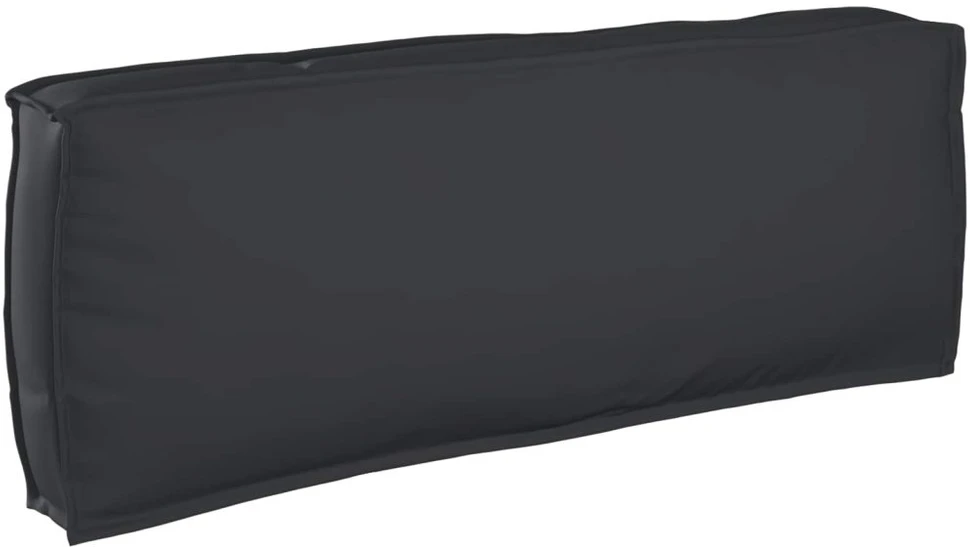 Pagalvėlė Oksfordo audinys Juoda 120 x 40 x 12 cm