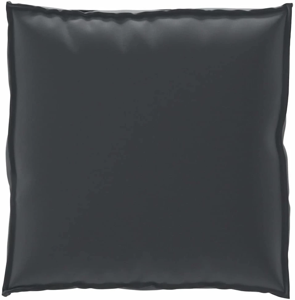 Pagalvėlė Oksfordo audinys Juoda 70 x 70 x 12 cm