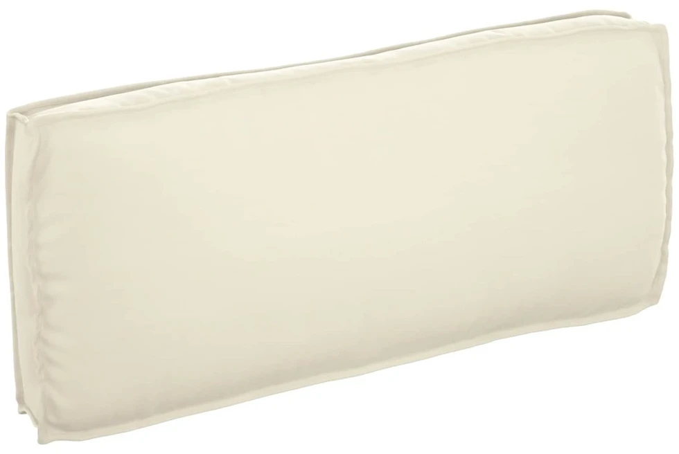 Pagalvėlė Oksfordo audinys Kreminė 120 x 50 x 12 cm