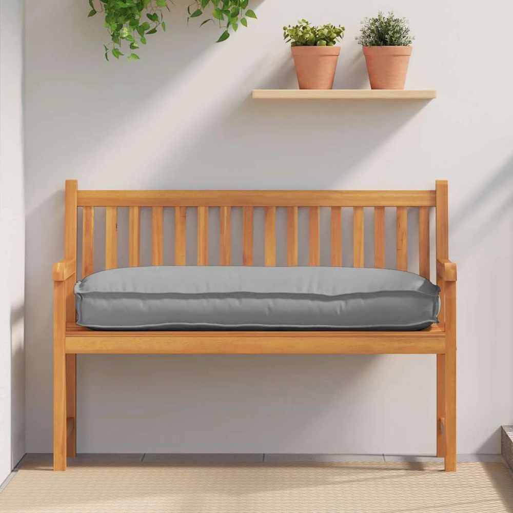 Pagalvėlė Oksfordo audinys Pilka 120 x 50 x 12 cm