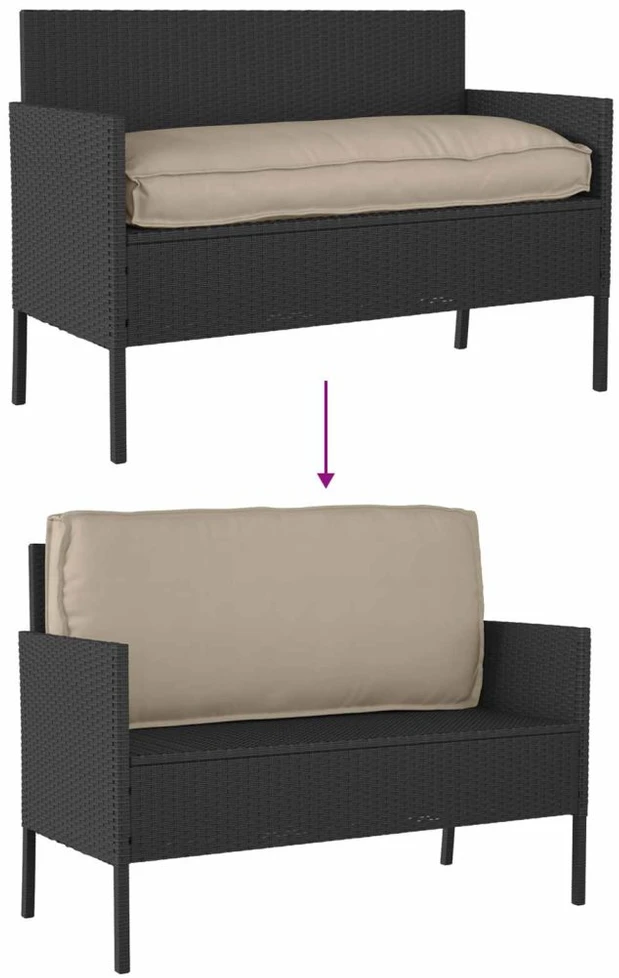 Pagalvėlė Oksfordo audinys Tortora 120 x 50 x 12 cm