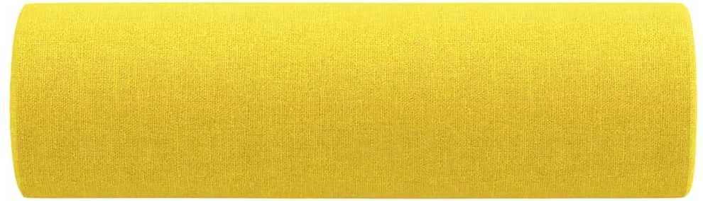 Pagalvėlės, 2vnt., šviesiai geltonos spalvos, 15x50cm, audinys