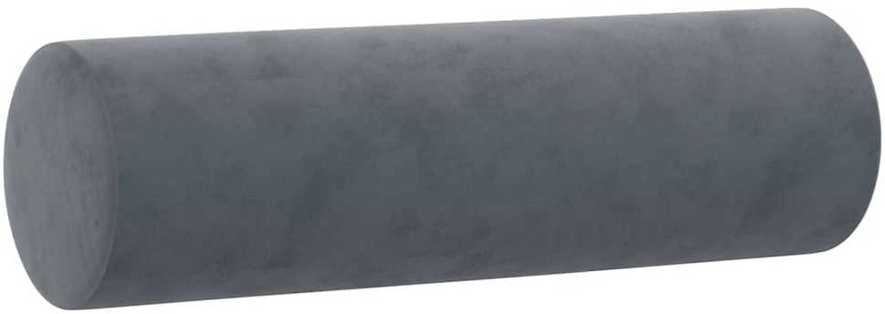 Pagalvėlės, 2vnt., tamsiai pilkos spalvos, 15x50cm, aksomas