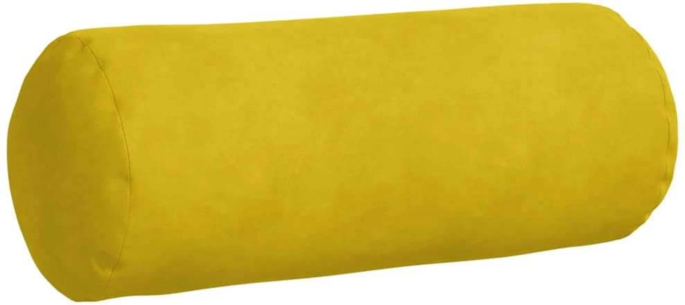 Pagalvės 2 pcs Geltona Ø 15 x 40 cm Kordūrinis audinys