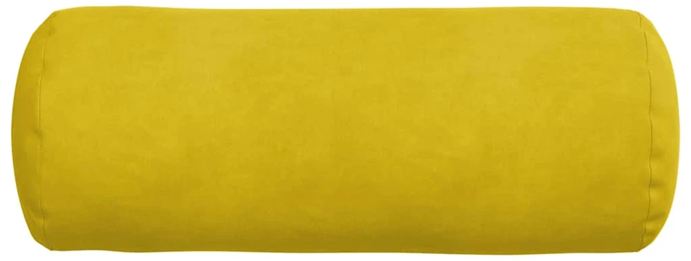 Pagalvės 2 pcs Geltona Ø 15 x 40 cm Kordūrinis audinys
