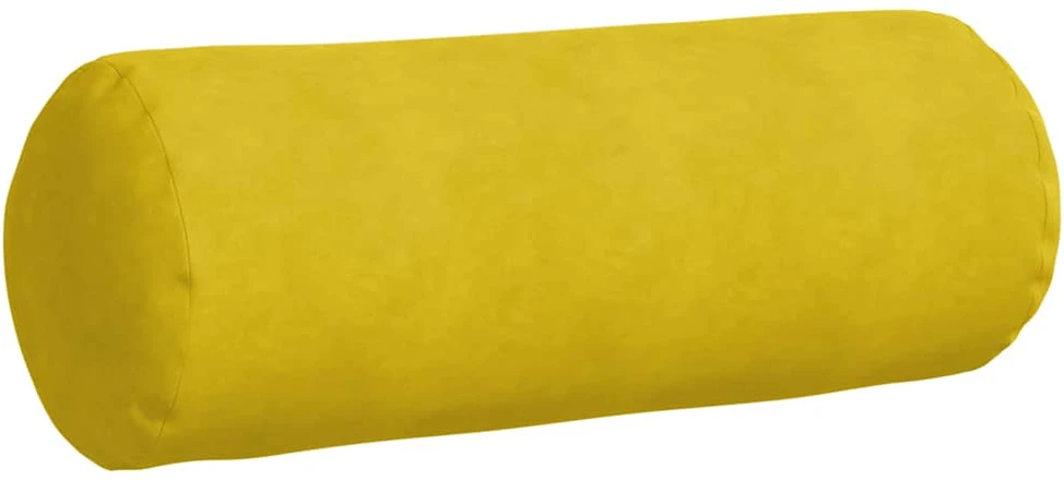 Pagalvės 2 pcs Geltona Ø 25 x 70 cm Kordūrinis audinys