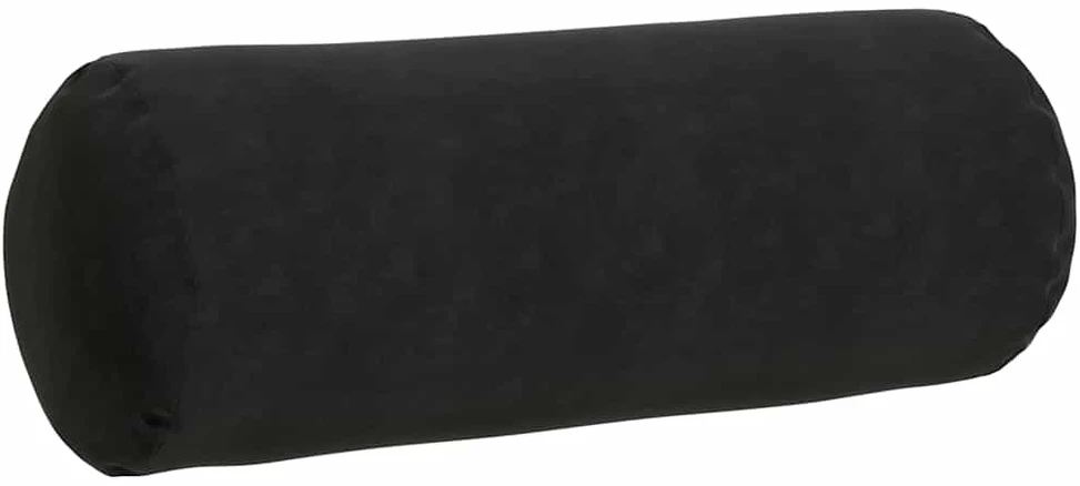 Pagalvės 2 pcs Juoda Ø 25 x 70 cm Kordūrinis audinys