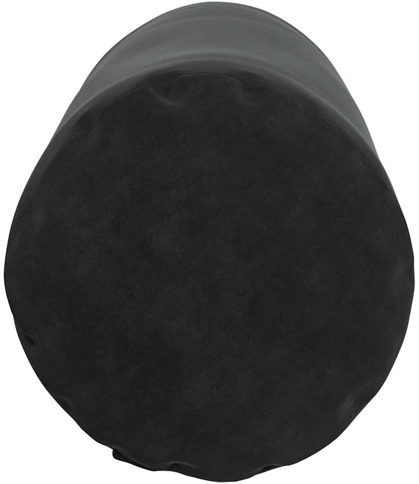 Pagalvės 2 pcs Juoda Ø 25 x 70 cm Kordūrinis audinys