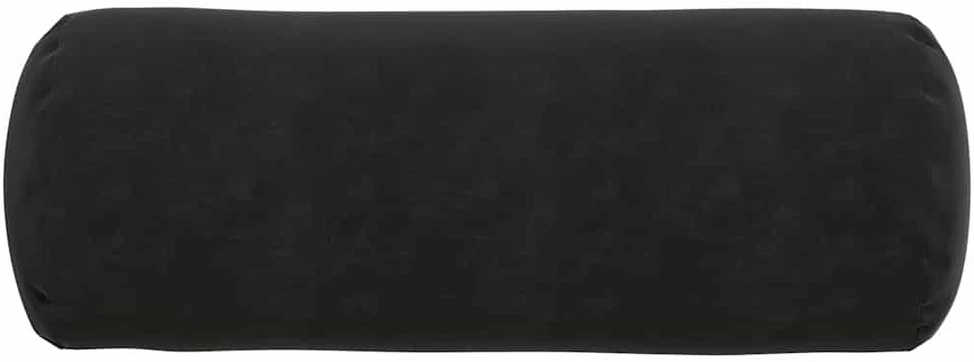 Pagalvės 2 pcs Juoda Ø 25 x 70 cm Kordūrinis audinys