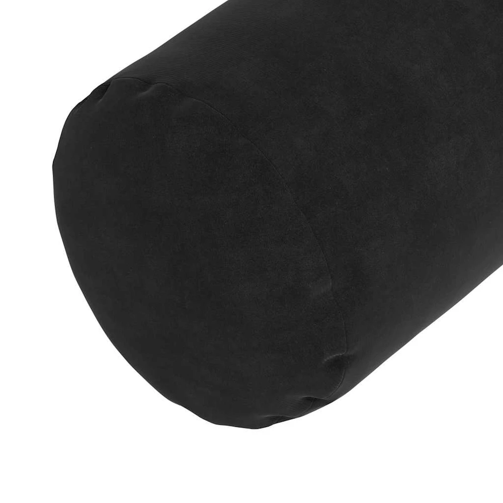 Pagalvės 2 pcs Juoda Ø 25 x 70 cm Kordūrinis audinys