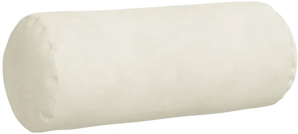 Pagalvės 2 pcs Kreminė Ø 15 x 40 cm Kordūrinis audinys