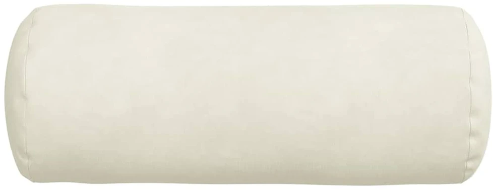 Pagalvės 2 pcs Kreminė Ø 15 x 40 cm Kordūrinis audinys