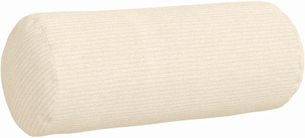 Pagalvės 2 pcs Kreminė Ø 15 x 40 cm Kordūrinis audinys