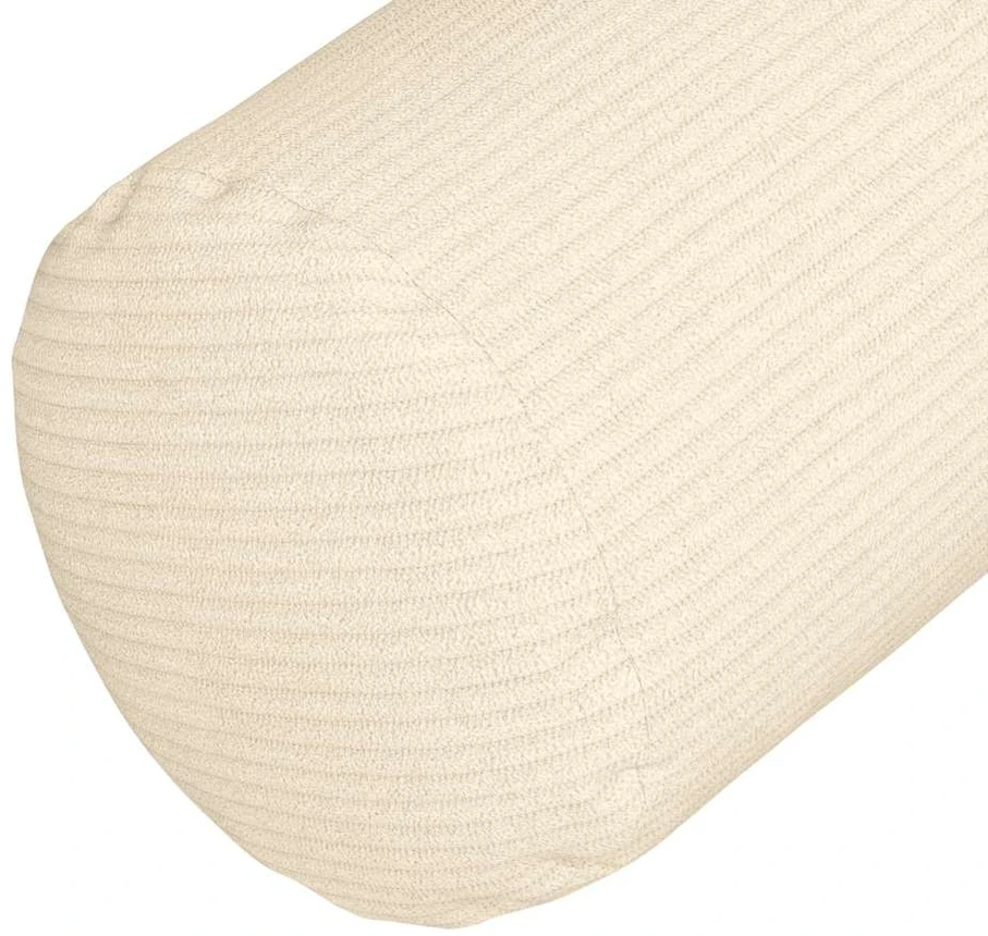 Pagalvės 2 pcs Kreminė Ø 25 x 70 cm Kordūrinis audinys