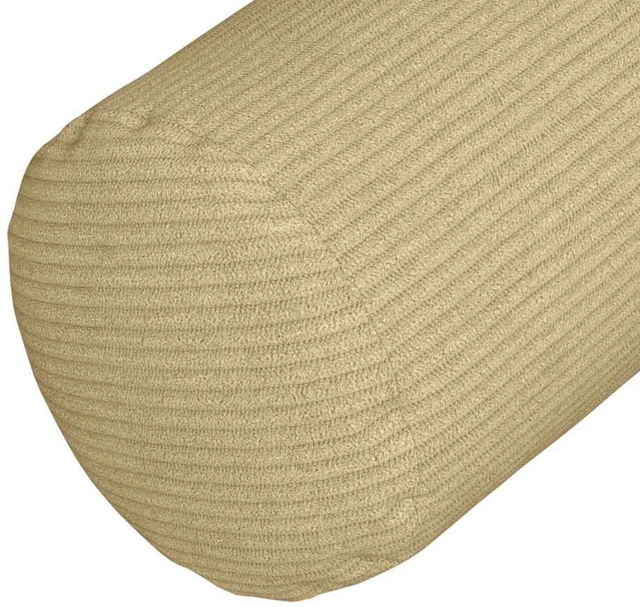 Pagalvės 2 pcs Pilkai žalia Ø 25 x 70 cm Kordūrinis audinys