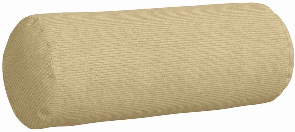 Pagalvės 2 pcs Pilkai žalia Ø 25 x 70 cm Kordūrinis audinys