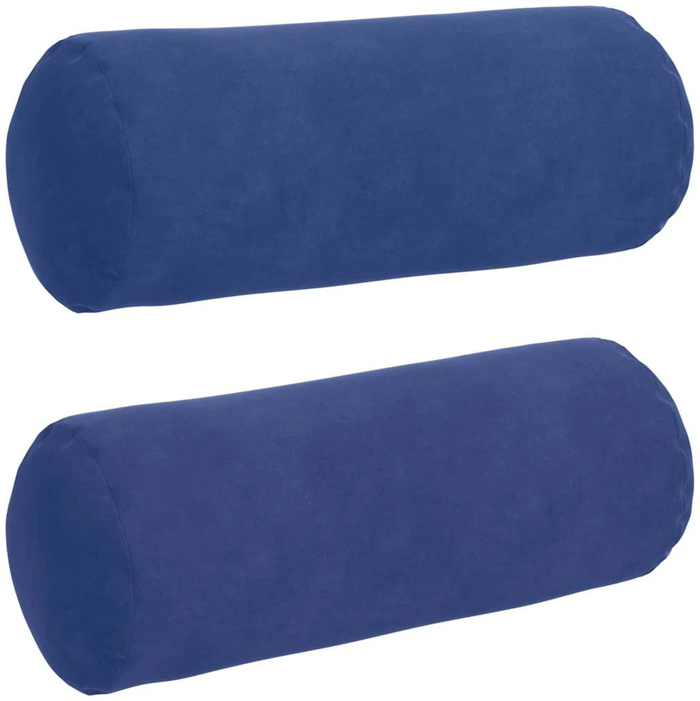 Pagalvės 2 pcs Policijos mėlyna Ø 15 x 40 cm Kordūrinis audinys