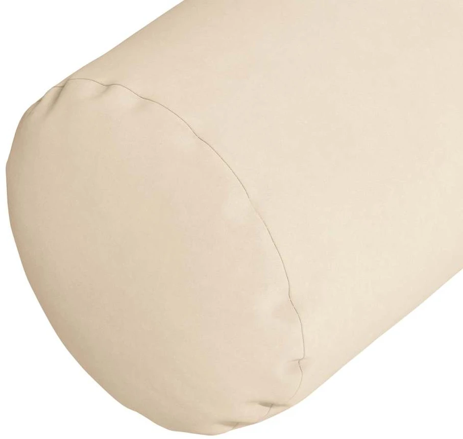 Pagalvės 2 pcs Smėlio Ø 25 x 70 cm Mikropluošto audinys