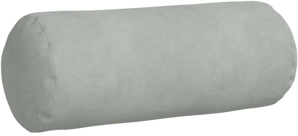 Pagalvės 2 pcs Šviesiai pilka Ø 15 x 40 cm Kordūrinis audinys