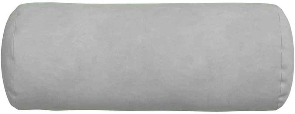 Pagalvės 2 pcs Šviesiai pilka Ø 15 x 40 cm Kordūrinis audinys