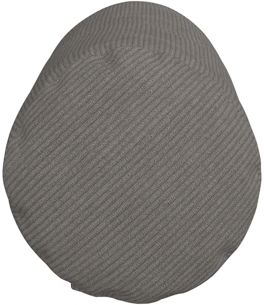 Pagalvės 2 pcs Šviesiai pilka Ø 25 x 70 cm Kordūrinis audinys
