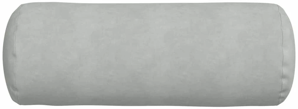 Pagalvės 2 vnt. Šviesiai pilka Ø 25 x 70 cm Kordūrinis audinys