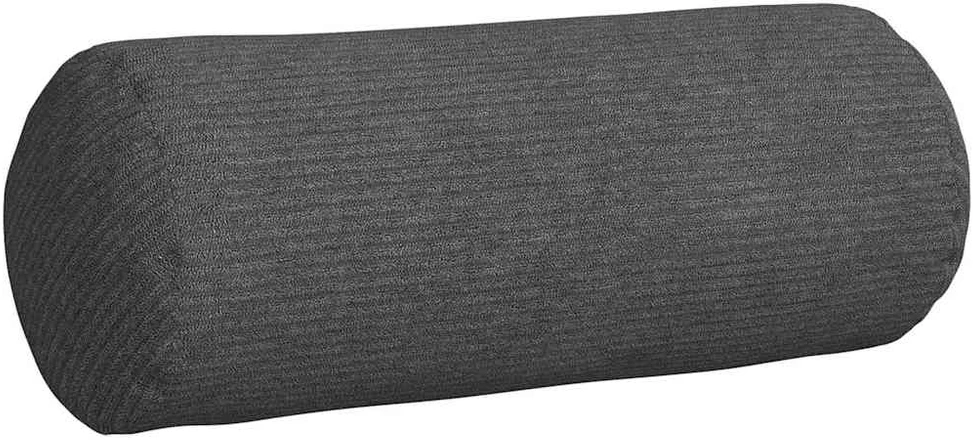 Pagalvės 2 vnt. Tamsiai pilka Ø 15 x 40 cm Kordūrinis audinys