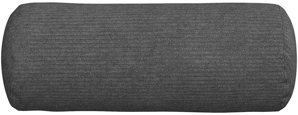 Pagalvės 2 vnt. Tamsiai pilka Ø 15 x 40 cm Kordūrinis audinys