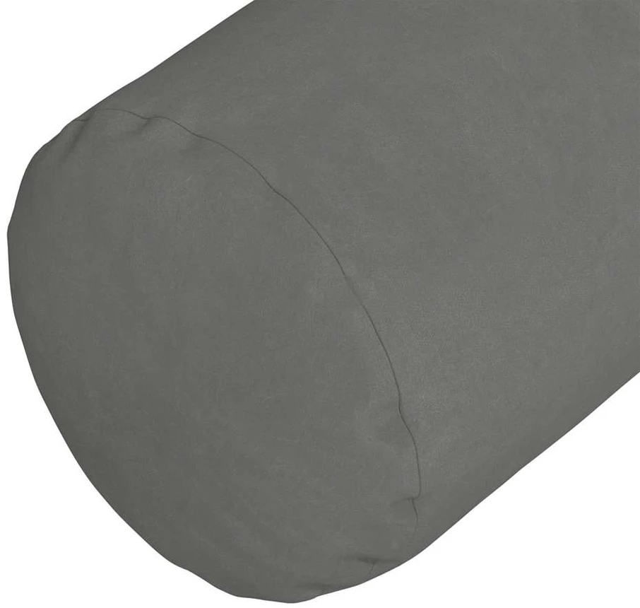 Pagalvės 2 pcs Tamsiai pilka Ø 15 x 40 cm Mikropluošto audinys