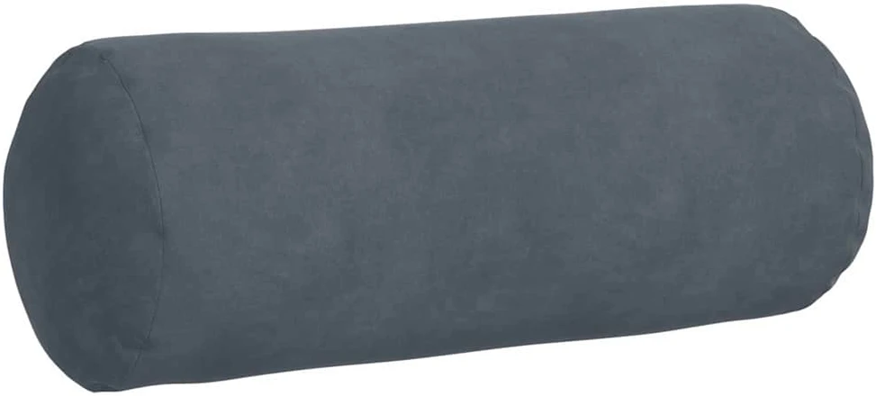 Pagalvės 2 pcs Tamsiai pilka Ø 15 x 40 cm Kordūrinis audinys