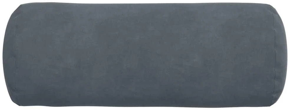 Pagalvės 2 vnt. Tamsiai pilka Ø 15 x 40 cm Kordūrinis audinys
