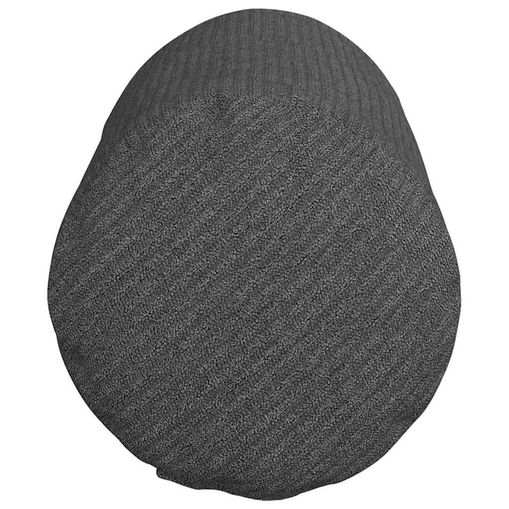 Pagalvės 2 pcs Tamsiai pilka Ø 15 x 40 cm Kordūrinis audinys
