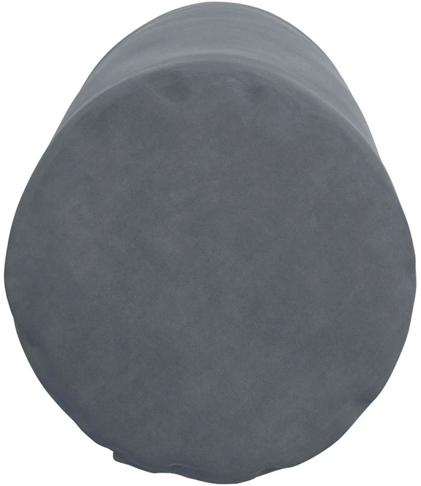 Pagalvės 2 pcs Tamsiai pilka Ø 25 x 70 cm Kordūrinis audinys