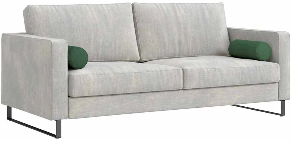 Pagalvės 2 pcs Tamsiai žalia Ø 15 x 40 cm Kordūrinis audinys