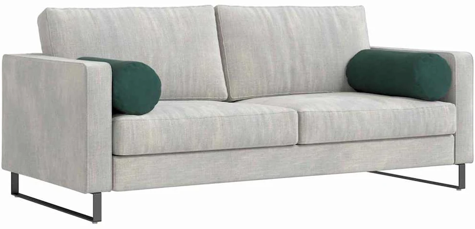 Pagalvės 2 vnt. Tamsiai žalia Ø 25 x 70 cm Kordūrinis audinys