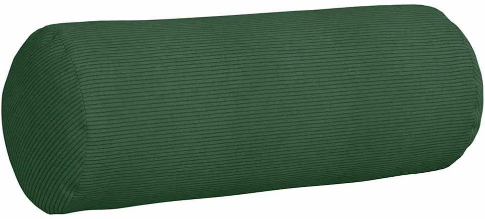 Pagalvės 2 pcs Tamsiai žalia Ø 25 x 70 cm Kordūrinis audinys