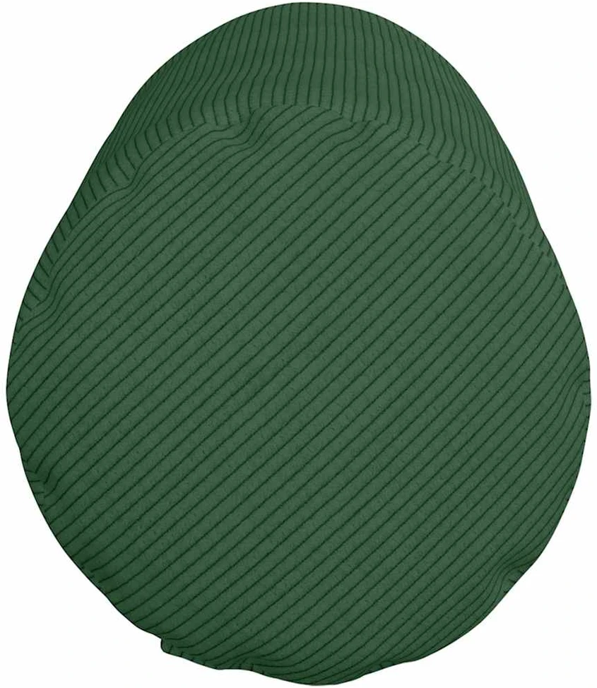 Pagalvės 2 pcs Tamsiai žalia Ø 25 x 70 cm Kordūrinis audinys