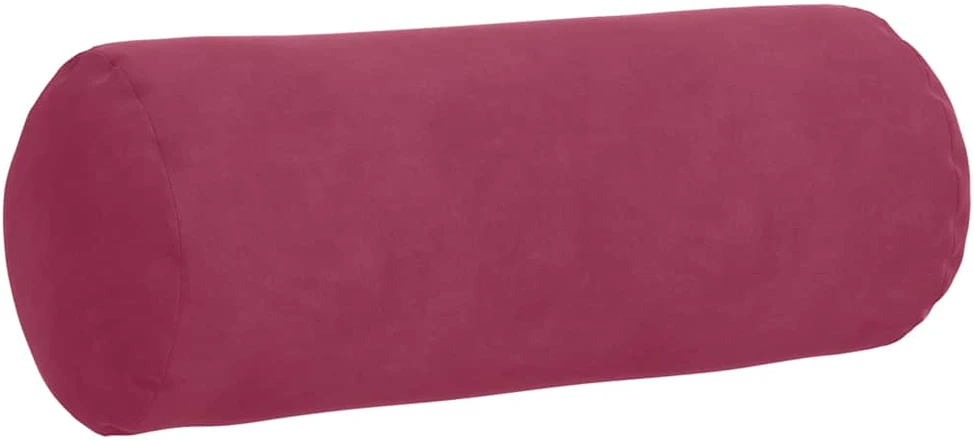 Pagalvės 2 pcs Vyno raudona Ø 15 x 40 cm Kordūrinis audinys