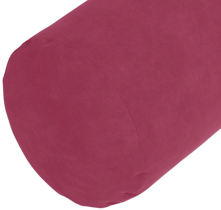 Pagalvės 2 pcs Vyno raudona Ø 15 x 40 cm Kordūrinis audinys