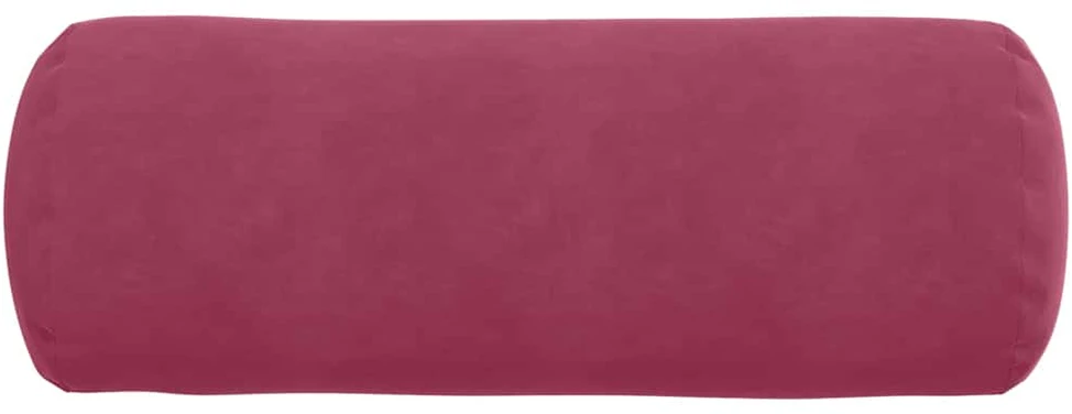 Pagalvės 2 pcs Vyno raudona Ø 25 x 70 cm Kordūrinis audinys