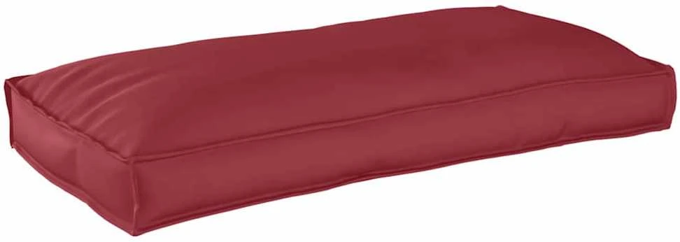 Pagalvių komplektas 3 pcs Vyno raudona Oksfordo audinys