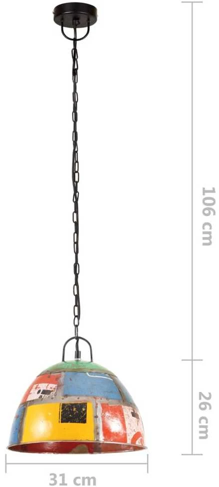 Pakabinamas šviestuvas, įvairių spalvų, 31cm, 25W, apskritas