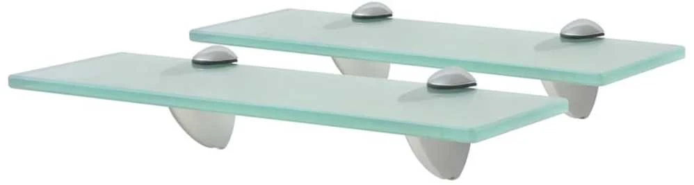 Pakabinamos lentynos, 2vnt., 30x10cm, stiklas, 8mm (243754x2)
