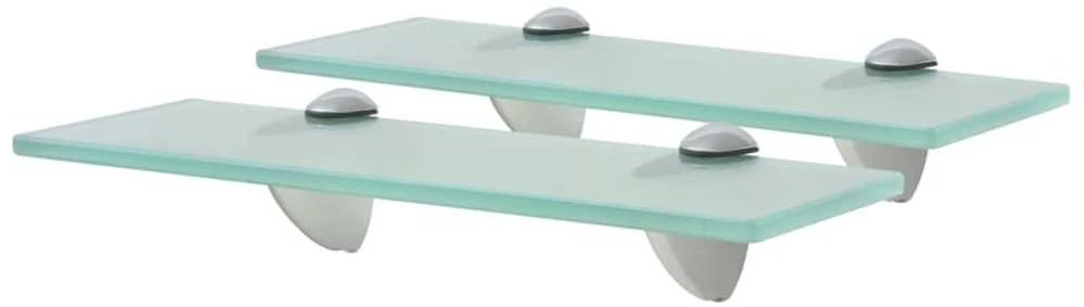 Pakabinamos lentynos, 2vnt., 30x20cm, stiklas, 8mm (243778x2)