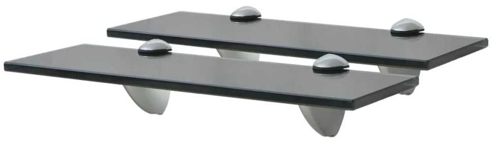 Pakabinamos lentynos, 2vnt., 30x20cm, stiklas, 8mm (243786x2)