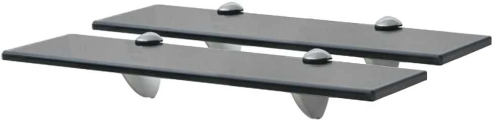 Pakabinamos lentynos, 2vnt., 40x20cm, stiklas, 8mm (243787x2)
