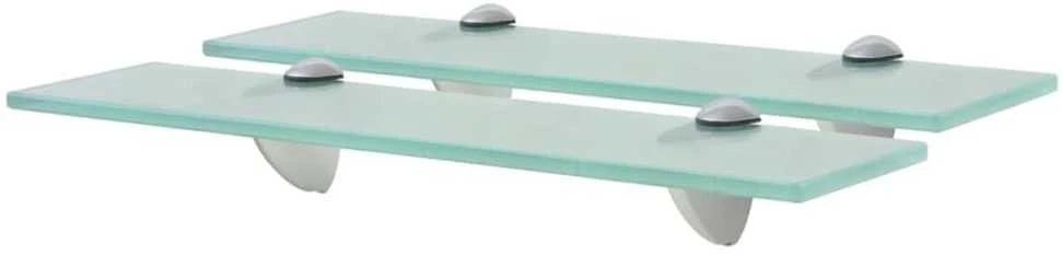 Pakabinamos lentynos, 2vnt., 40x20cm, stiklas, 8mm (243779x2)